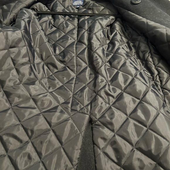 J Crew Pea Coat size XL   Dark grey  never worn - Picture 4 of 7